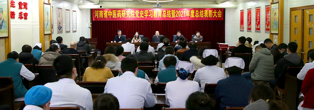 河南省中医药研究院召开党史学习教育总结大会